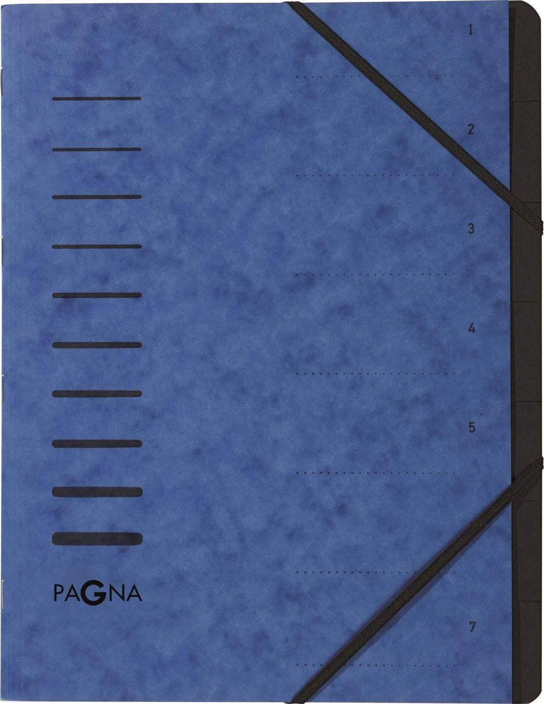 Laikiklis Pagna Portfelis 7 Fächer 1-7 blau
