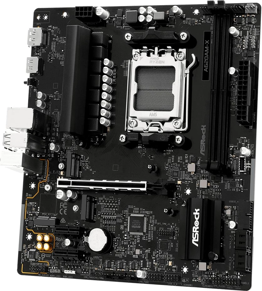 Asrock A620AM-X pagrindinė plokštė AMD A620 Socket AM5 micro ATX