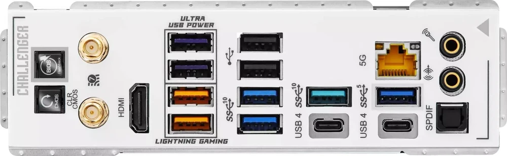 Pagrindinė plokštė ASRock X870E Challenger WiFi Baltas AM5 ATX HDMI/USB-C D