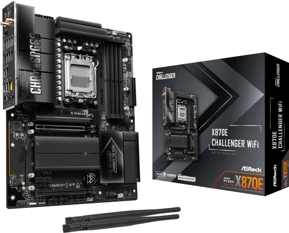 pagrindinė plokštė ASRock X870E CHALLENGER WIFI