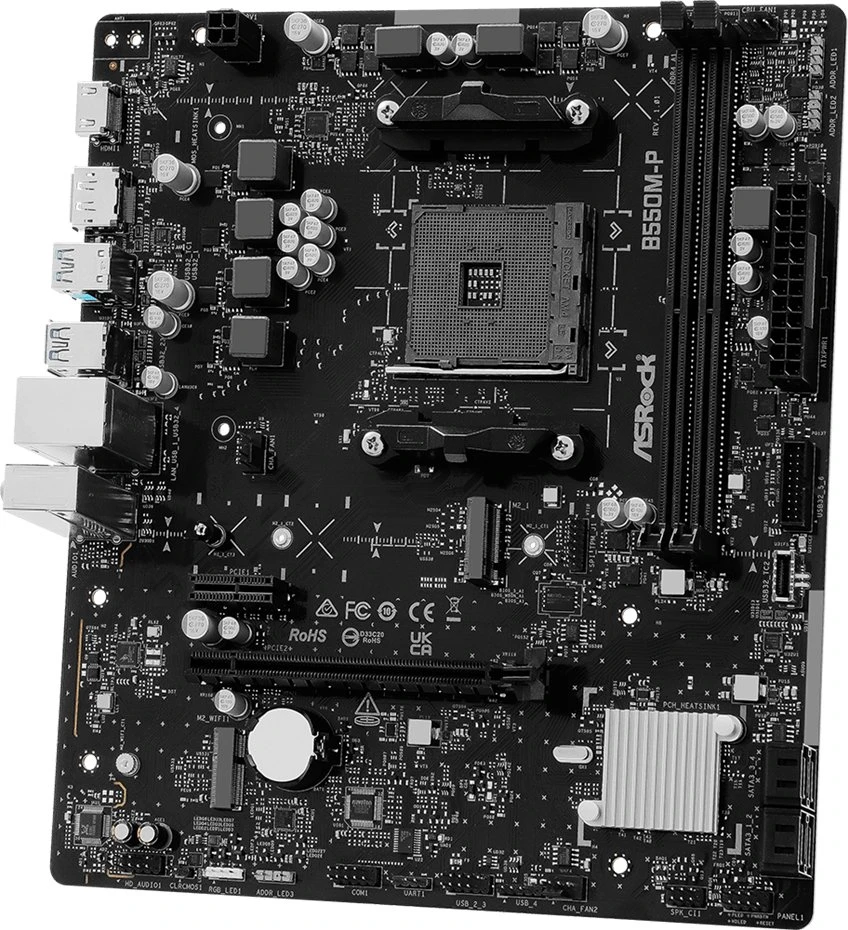 Pagrindinė plokštė ASRock B550M-P AM4 mATX