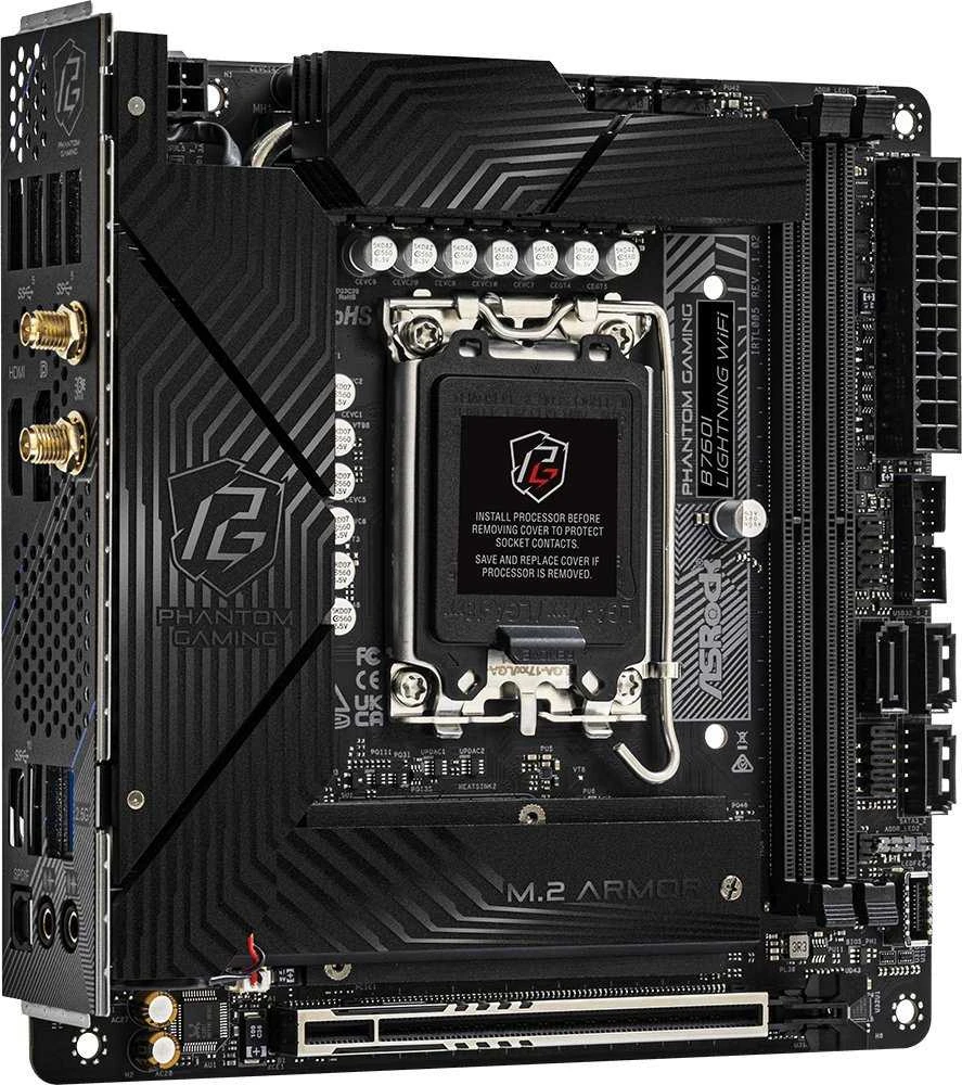 Pagrindinė plokštė ASRock B760I Lightning WiFi, Mini-ITX