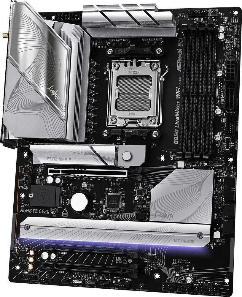 Pagrindinė plokštė ASRock B850 LiveMixer WiFi