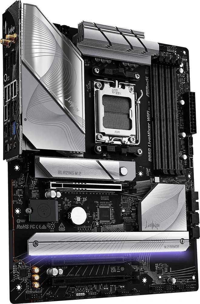 Pagrindinė plokštė ASRock B850 LiveMixer WiFi