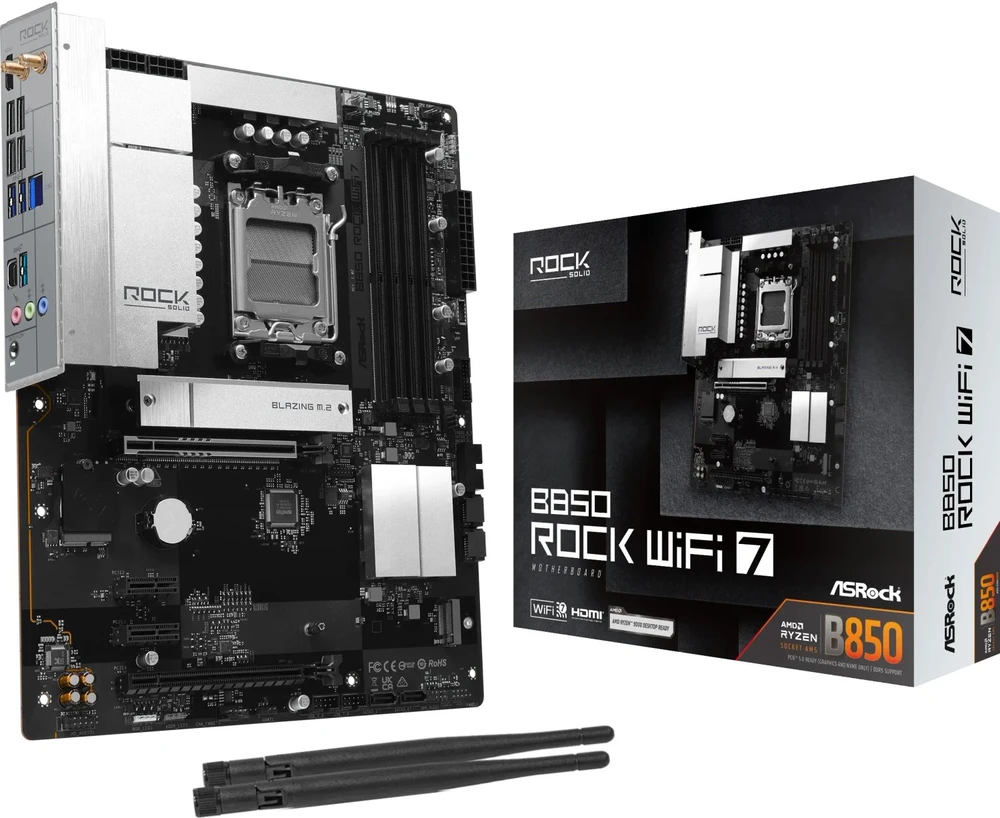 Asrock B850 Rock WiFi 7 AMD B850 Socket AM5 ATX