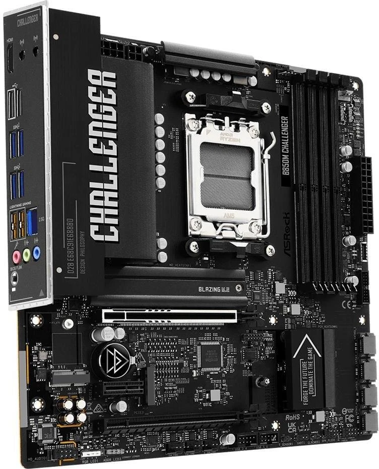 Pagrindinė plokštė ASRock B850M Challenger AM5 mATX HDMI/DP