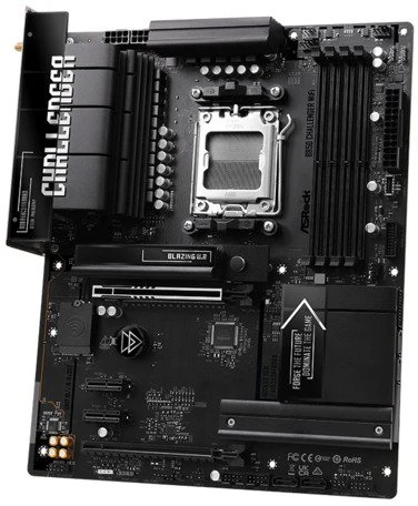 Pagrindinė plokštė ASRock B850M Challenger AM5 mATX HDMI/DP