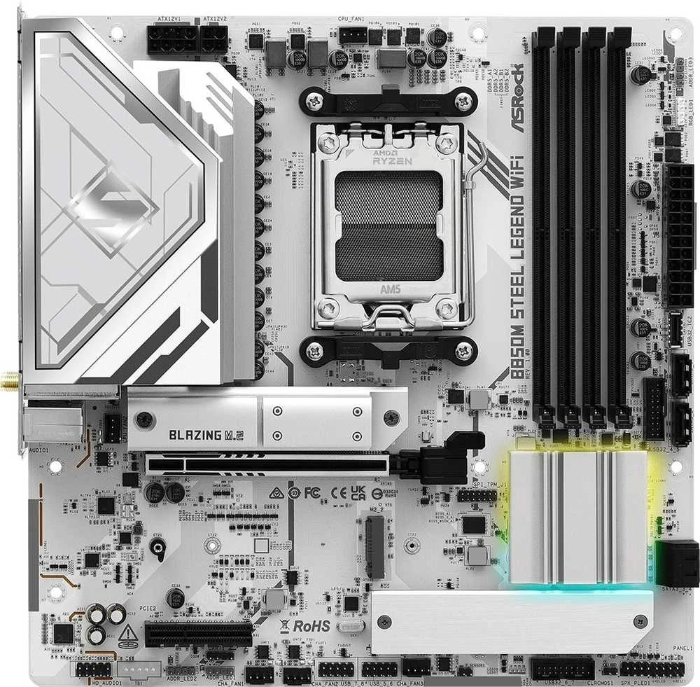 ASROCK B850M Steel Legend WiFi AM5 DDR5 mATX MB