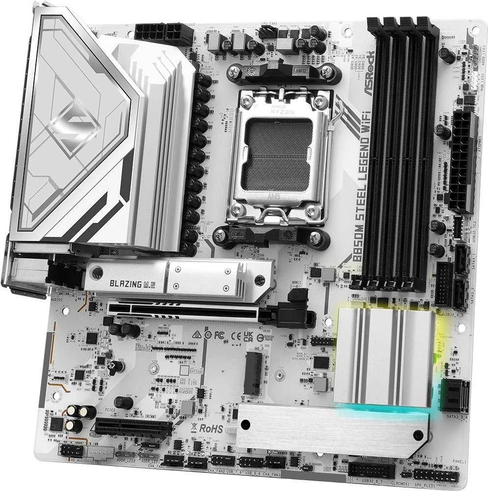 ASROCK B850M Steel Legend WiFi AM5 DDR5 mATX MB