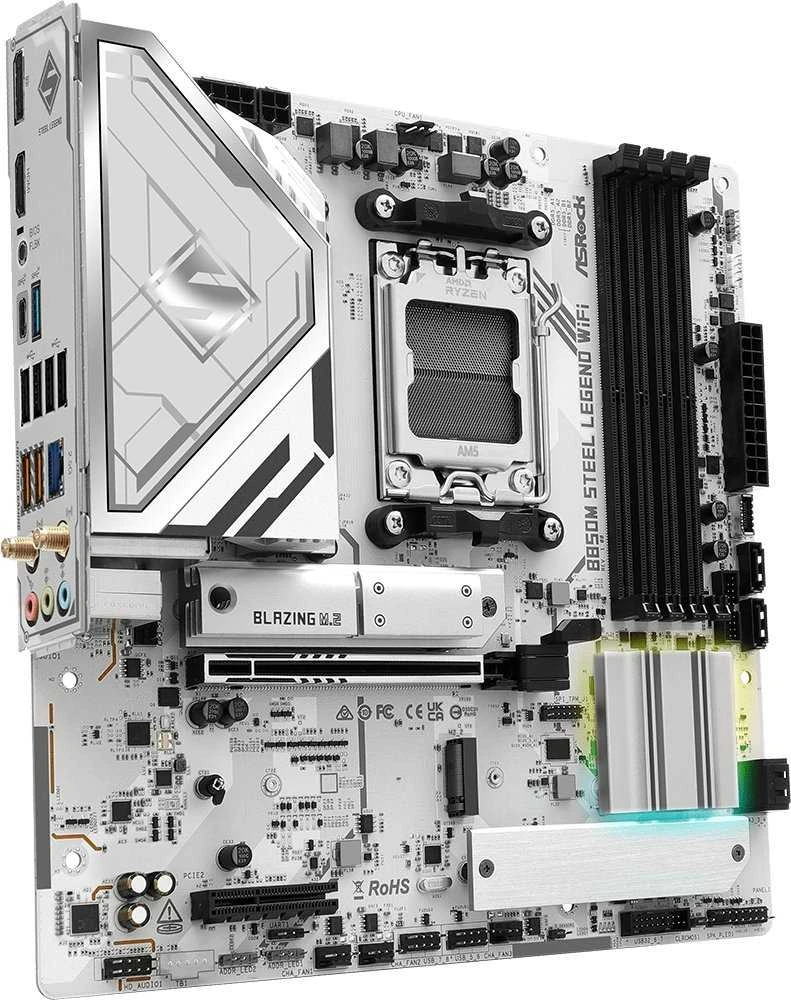 ASROCK B850M Steel Legend WiFi AM5 DDR5 mATX MB