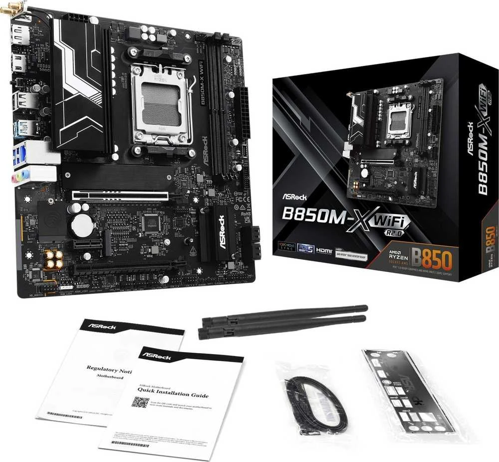 Asrock B850M-X WiFi R2 AMD B850 Socket AM5 micro ATX
