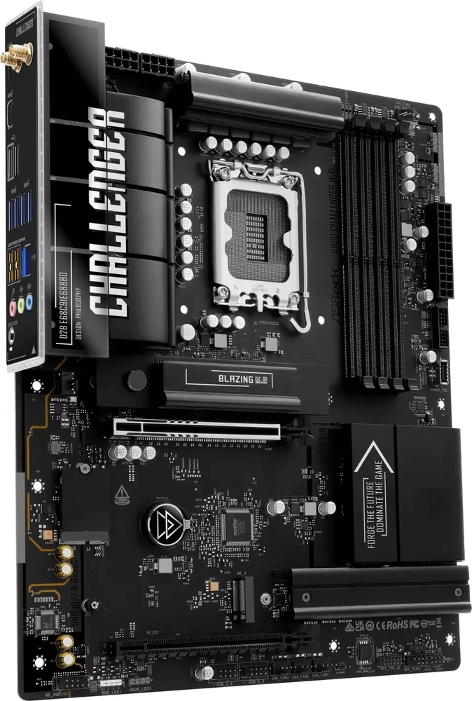 Pagrindinė plokštė ASRock B860 Challenger WiFi 1851 ATX HDMI/USB-C DDR