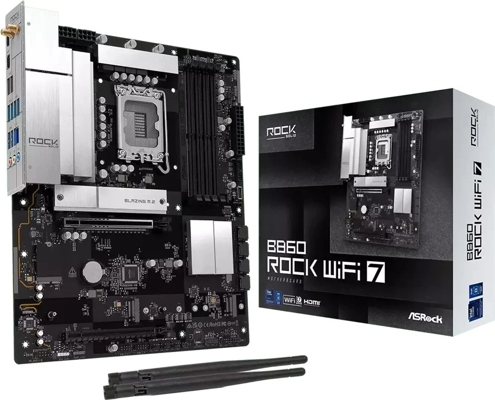 Asrock B860 Rock WiFi 7 Intel B860 LGA 1851 (Socket V1) ATX