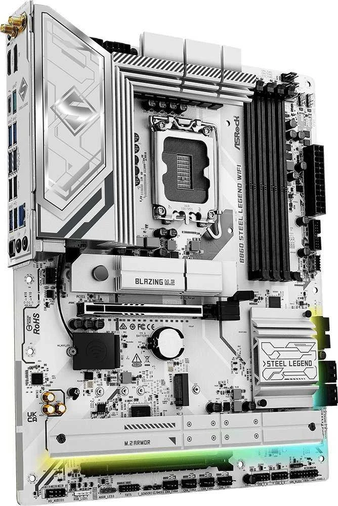 Asrock B860 Steel Legend WiFi Intel B860 LGA 1851 (Socket V1) ATX