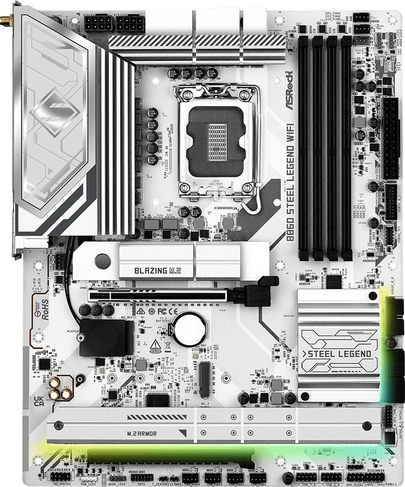 Asrock B860 Steel Legend WiFi Intel B860 LGA 1851 (Socket V1) ATX