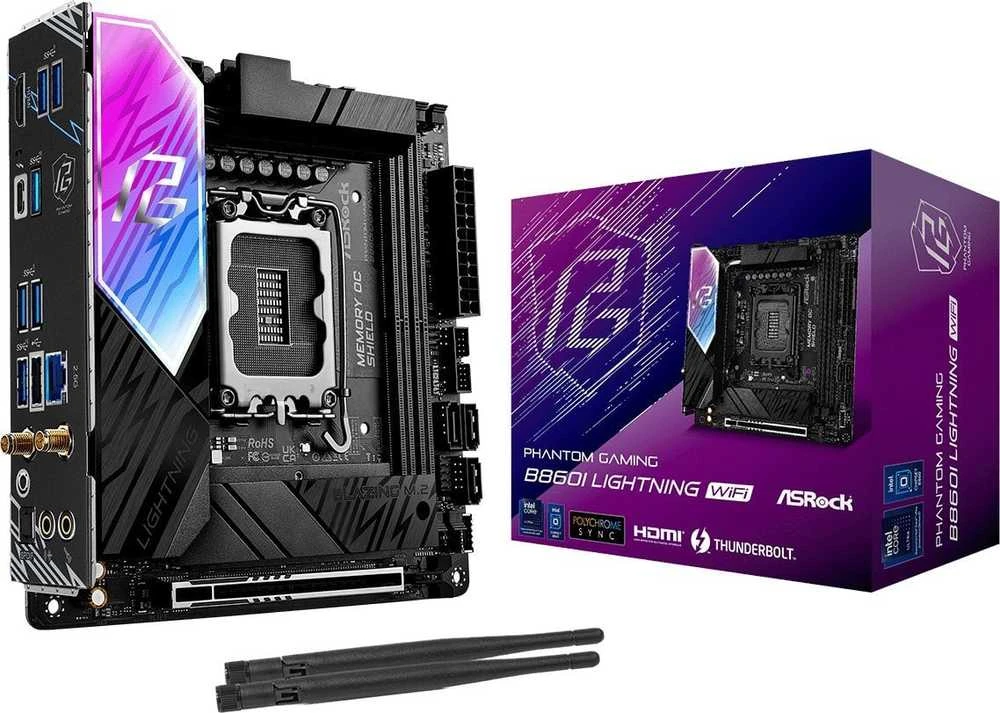 Pagrindinė plokštė ASRock B860I Lightning WiFi