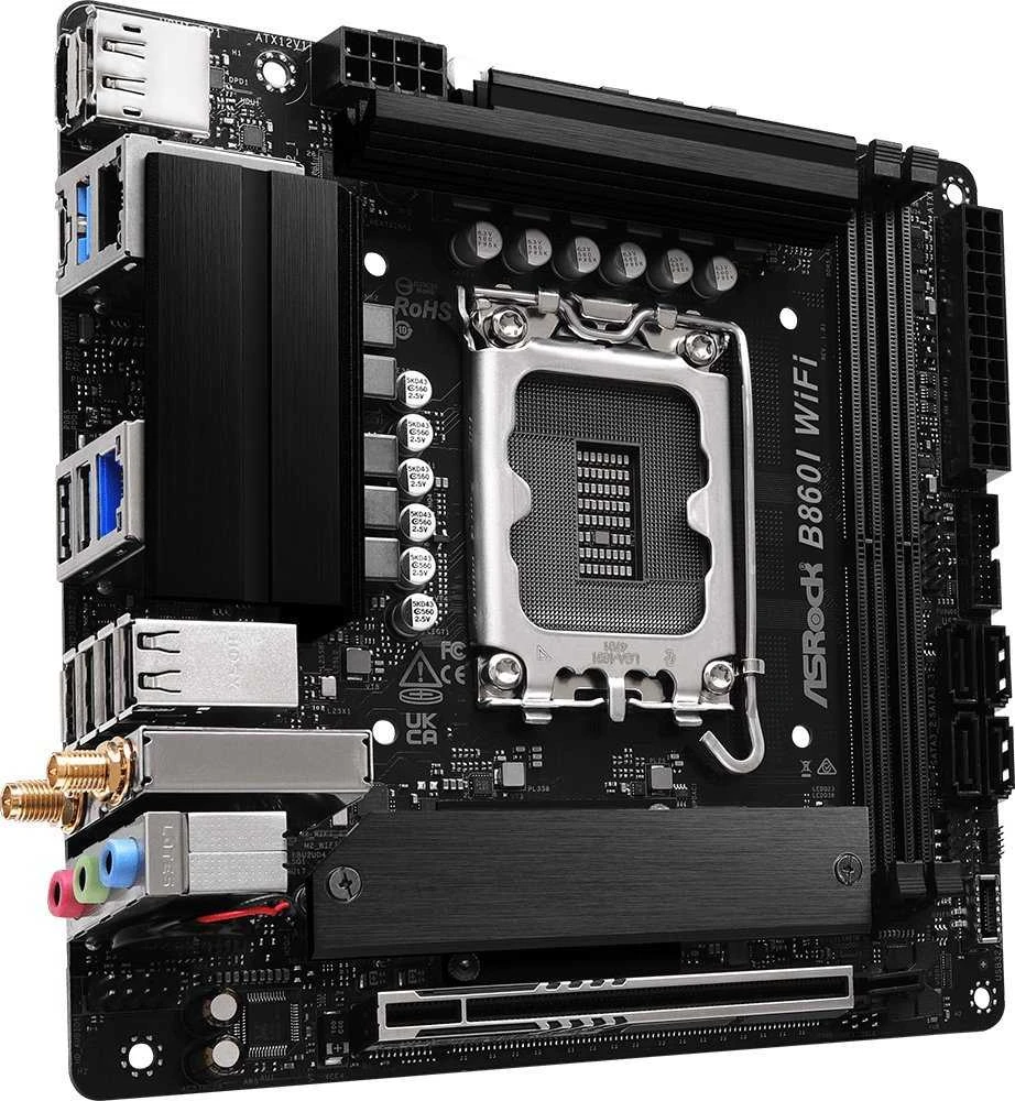 Asrock B860I WiFi Intel B860 LGA 1851 (Socket V1) mini ITX