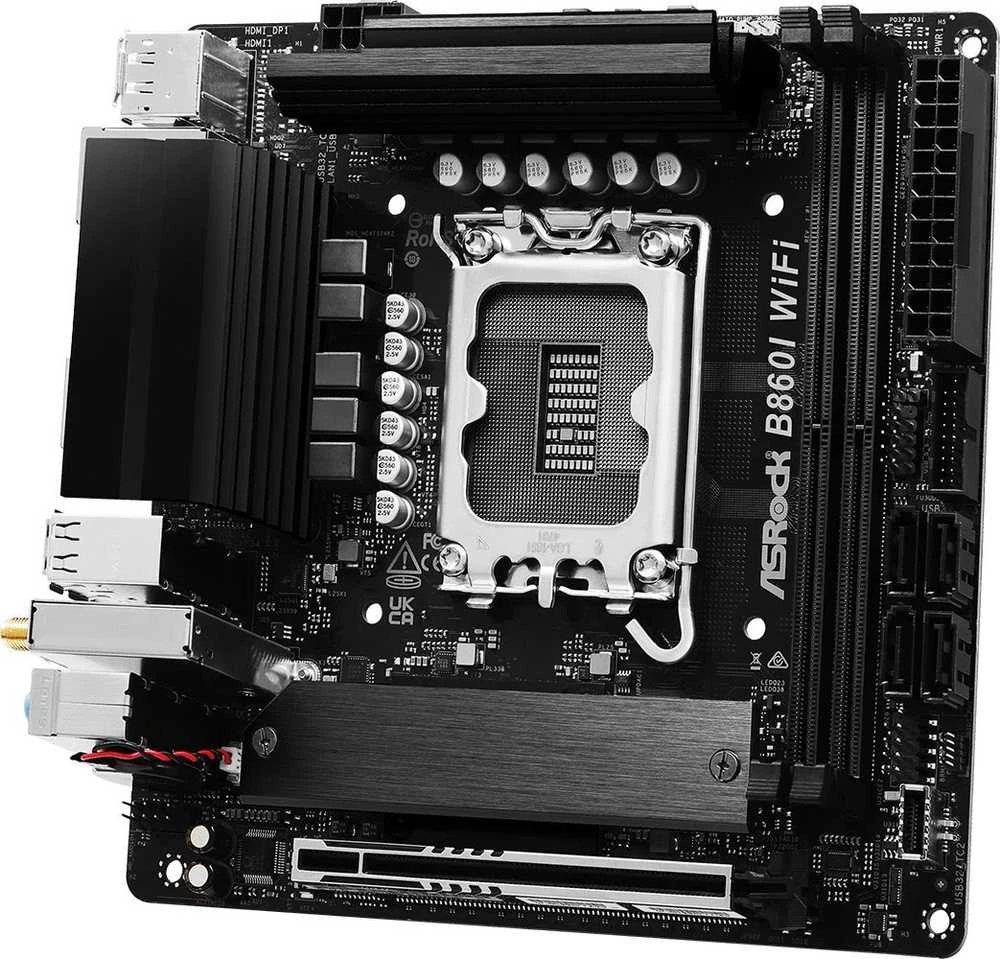 Asrock B860I WiFi Intel B860 LGA 1851 (Socket V1) mini ITX