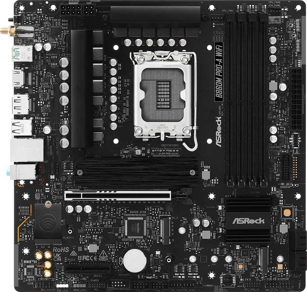 ASRock B860M Pro-A WiFi pagrindinė plokštė