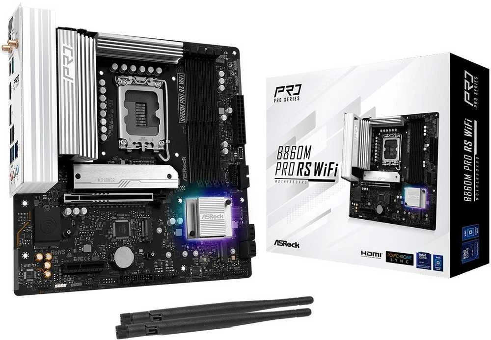 ASRock B860M Pro RS WiFi pagrindinė plokštė