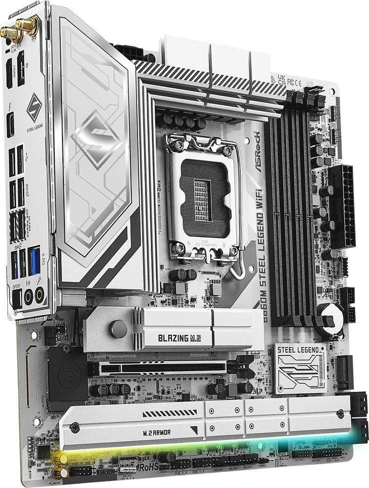 Pagrindinė plokštė ASRock B860M Steel Legend WiFi