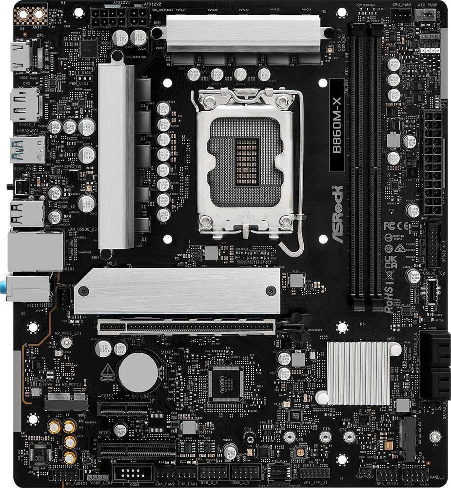 Pagrindinė plokštė ASRock B860M-X