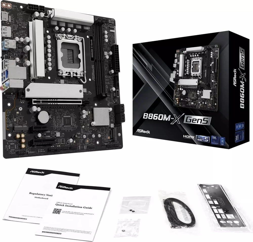 Asrock B860M-X GEN5 pagrindinė plokštė