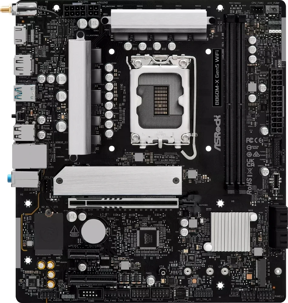 „Asrock B860M-X GEN5“ WIFI pagrindinė plokštė