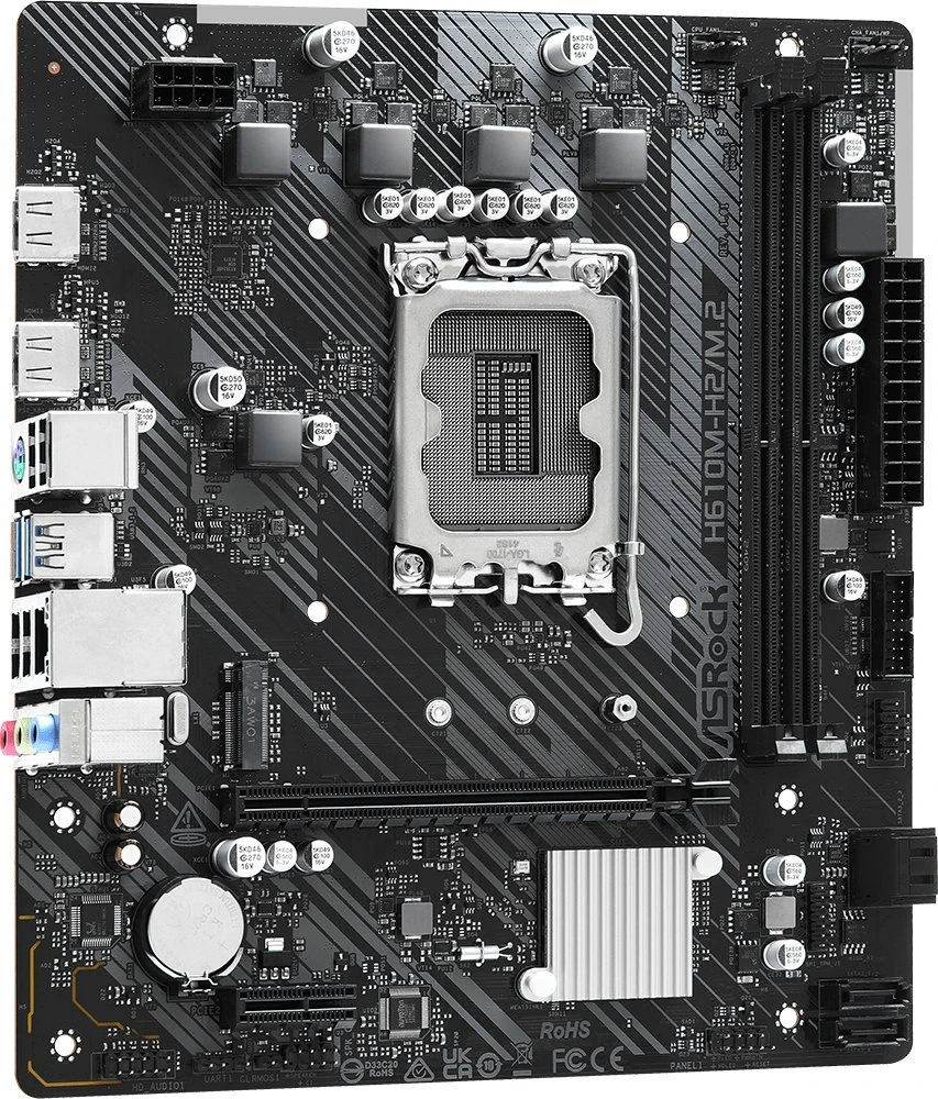 Pagrindinė plokštė Motininė Plokštė - ASRock H610M-H2/M.2 Micro ATX