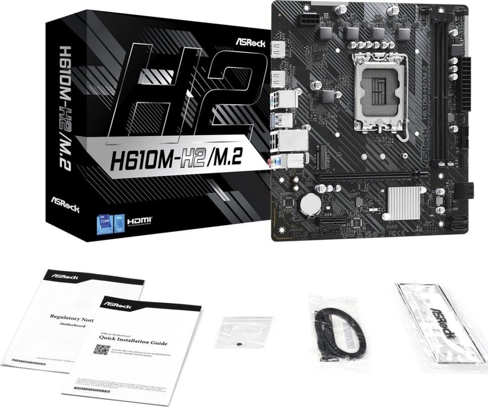 Pagrindinė plokštė Motininė Plokštė - ASRock H610M-H2/M.2 Micro ATX