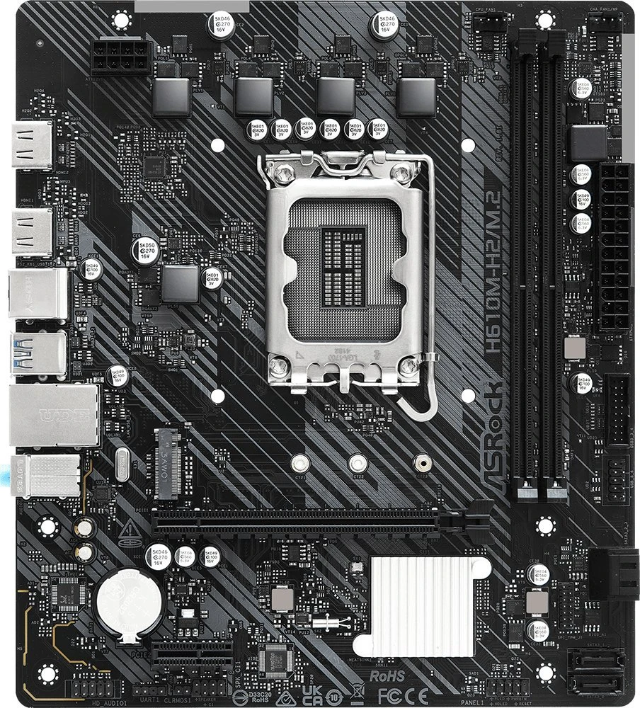 Pagrindinė plokštė Motininė Plokštė - ASRock H610M-H2/M.2 Micro ATX