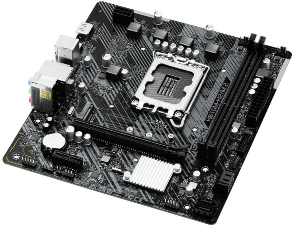 Pagrindinė plokštė Asrock H610M-HDV/M.2 D5 Gen5 Intel H610 LGA 1700 micro ATX plokštė