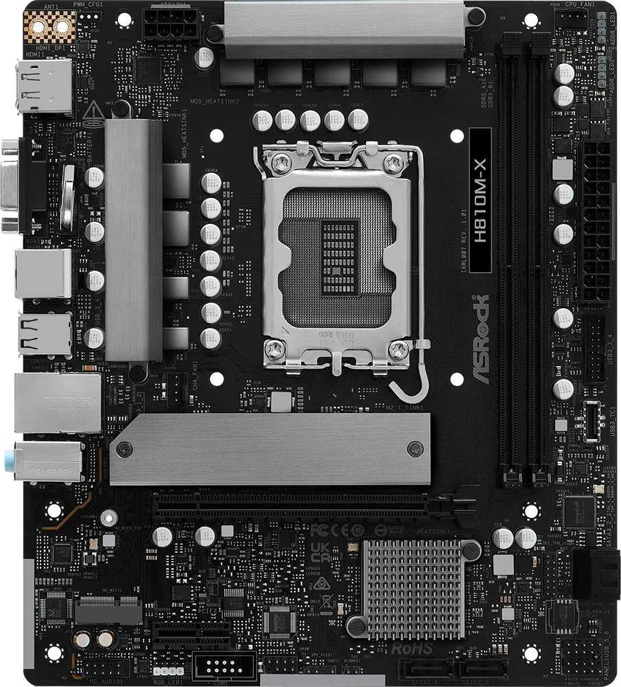 ASRock H810M-X pagrindinė plokštė