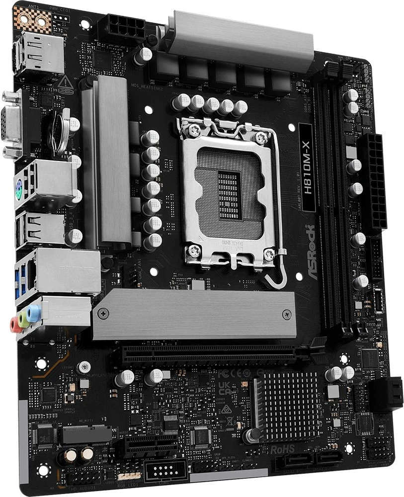 ASRock H810M-X pagrindinė plokštė