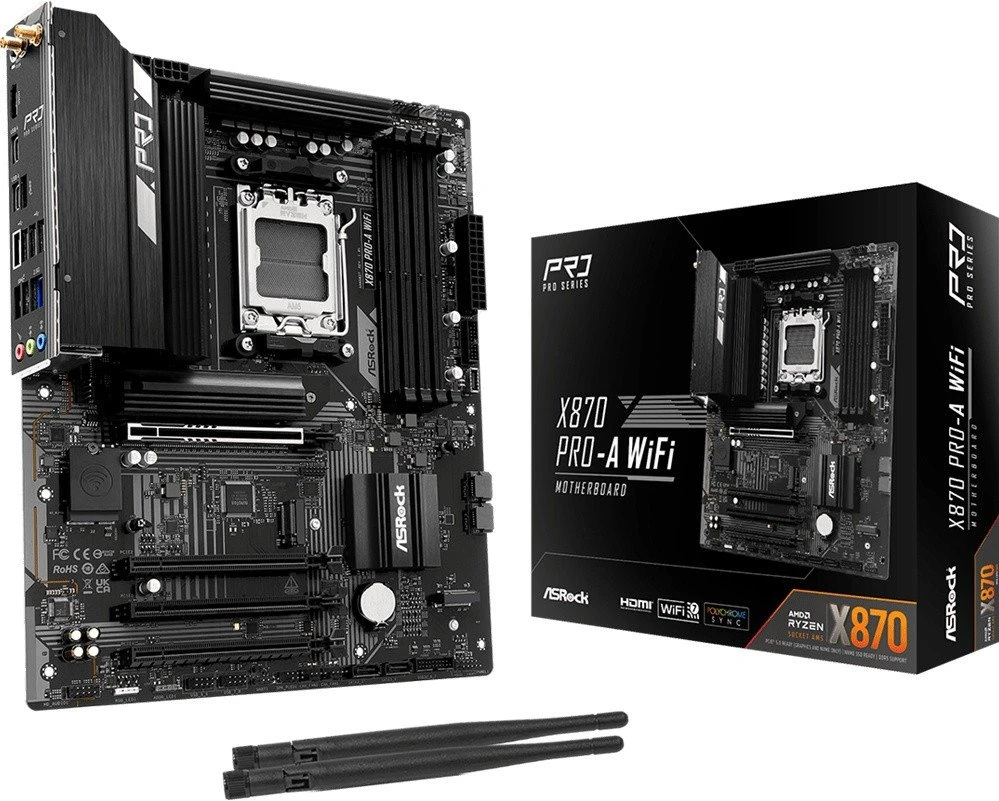 ASRock X870 Pro-A WiFi AMD X870 Socket AM5 ATX