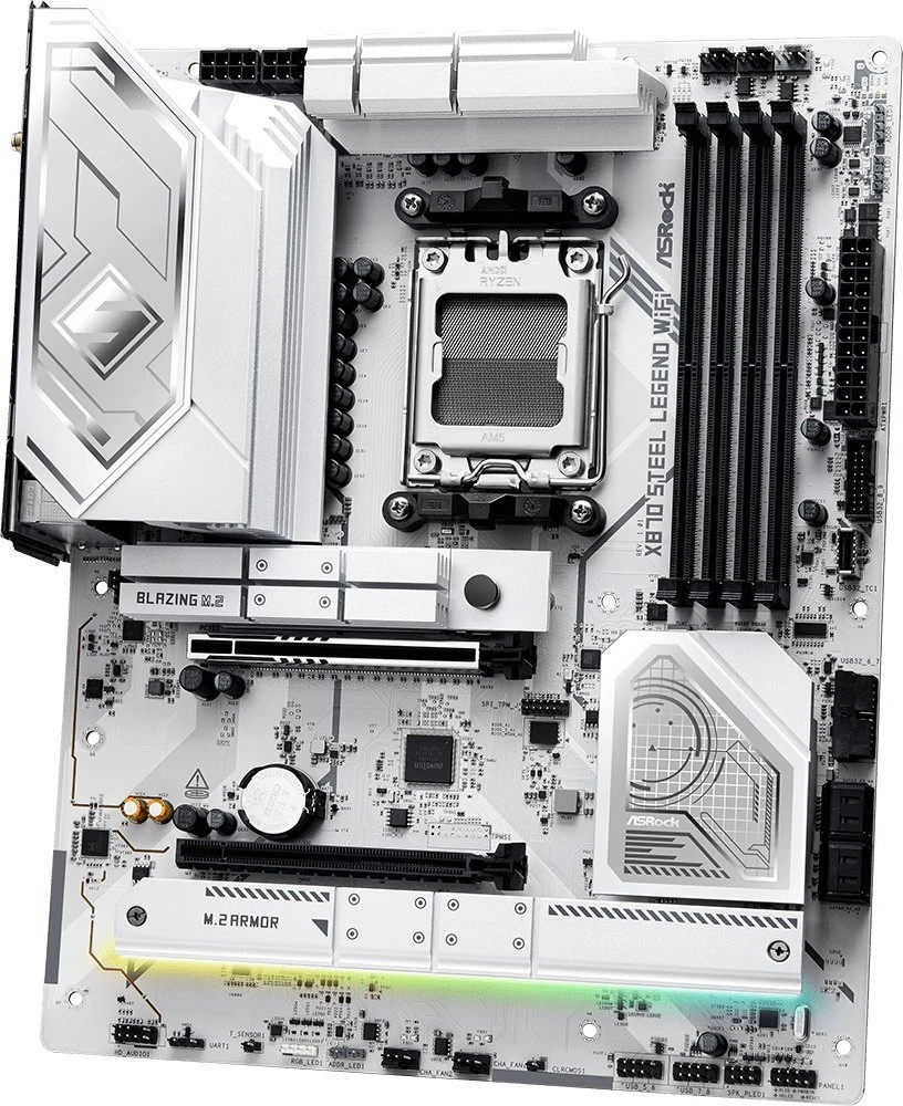 Pagrindinė plokštė ASROCK X870 STEEL LEGEND WIFI AM5 DDR5 ATX MB