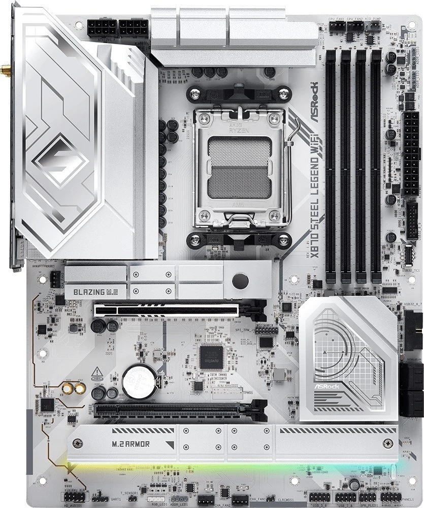 Pagrindinė plokštė ASROCK X870 STEEL LEGEND WIFI AM5 DDR5 ATX MB
