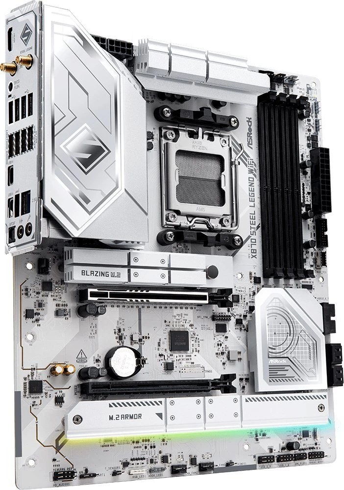 Pagrindinė plokštė ASROCK X870 STEEL LEGEND WIFI AM5 DDR5 ATX MB