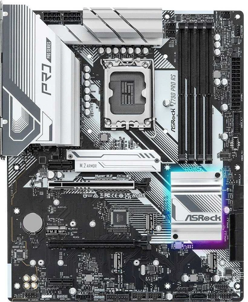 Pagrindinė plokštė ASRock Z790 Pro RS, LGA1700, ATX, DDR5