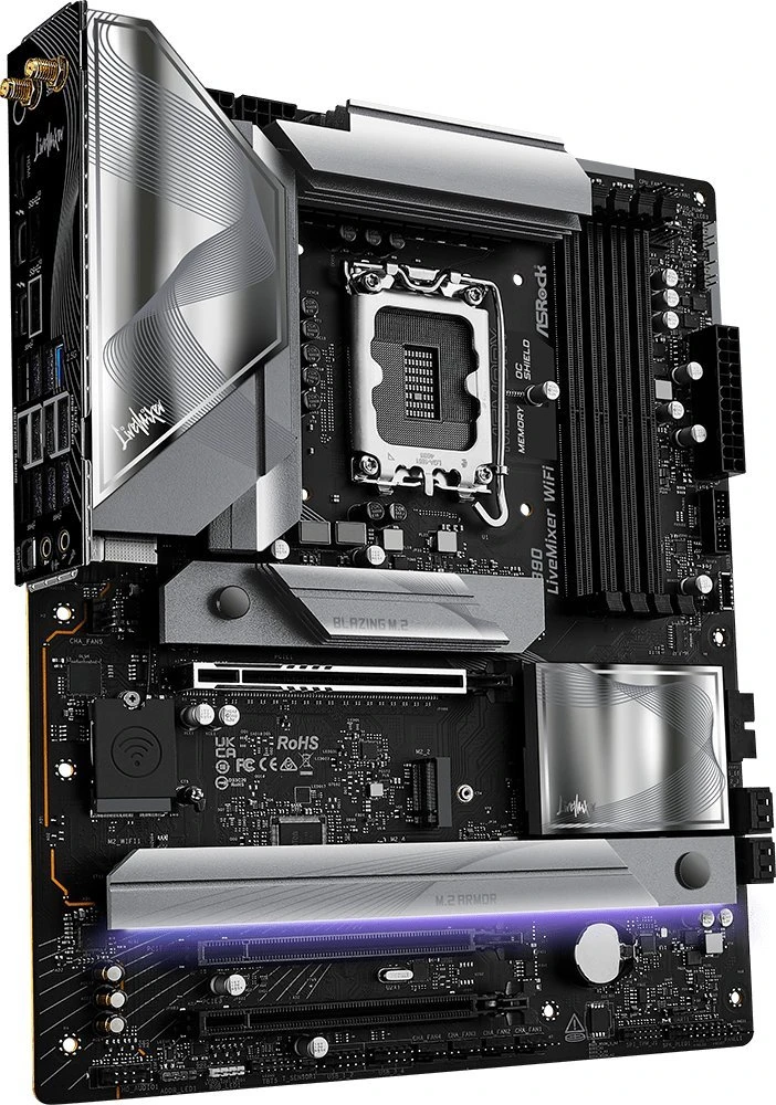 Motininė Plokštė - ASRock Z890 LiveMixer WiFi ATX Intel LGA 1851