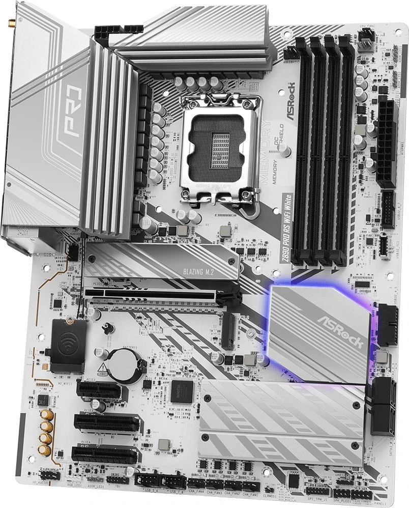 Motininė Plokštė - ASRock Z890 Pro RS WiFi Balta