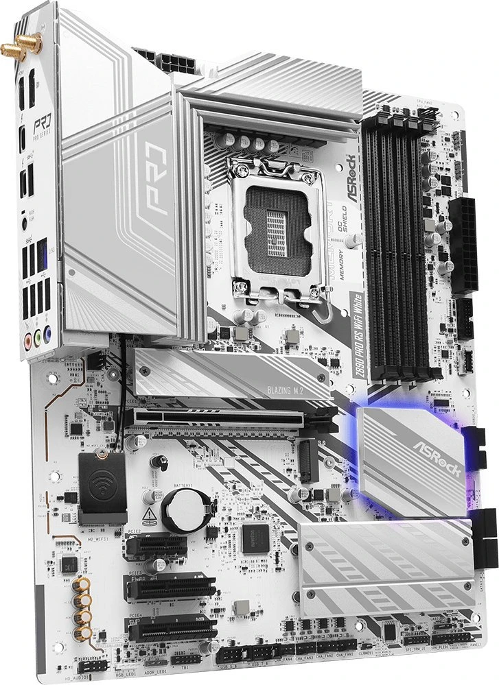 Motininė Plokštė - ASRock Z890 Pro RS WiFi Balta