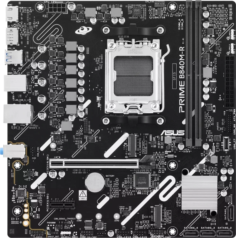 pagrindinė plokštė Asus PRIME B840M-R
