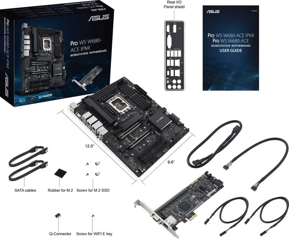 Pagrindinė plokštė ASUS PRO WS W680-ACE IPMI
