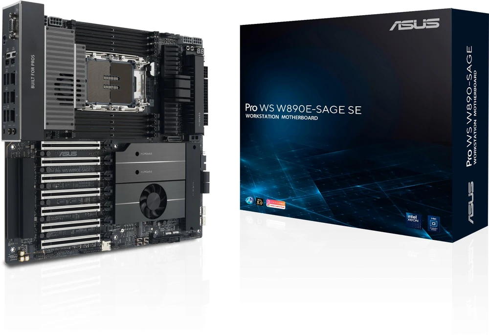 Pagrindinė plokštė Asus ASUS PRO WS W890E-SAGE SE (INTEL,4710,DDR5,EBB)