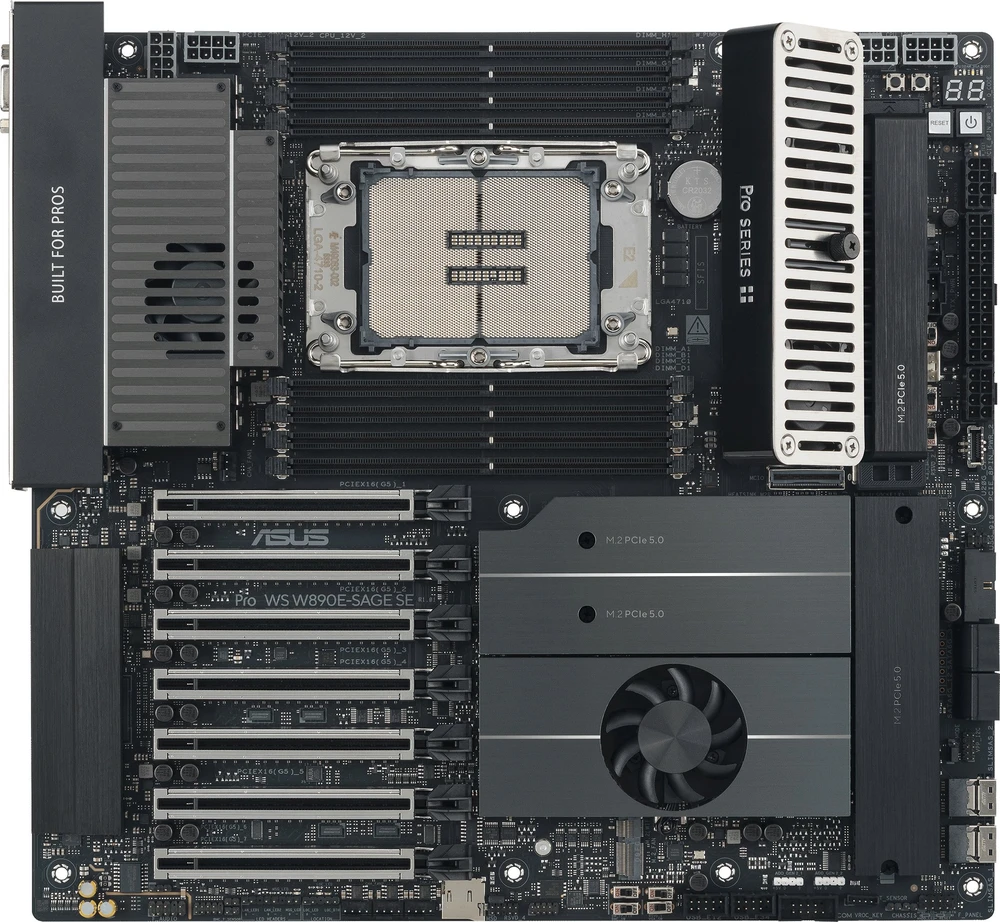 Pagrindinė plokštė Asus ASUS PRO WS W890E-SAGE SE (INTEL,4710,DDR5,EBB)