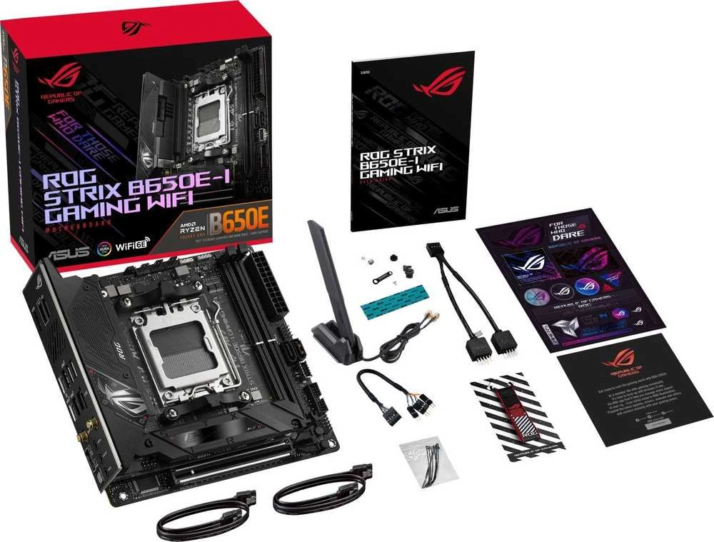 Pagrindinė plokštė ASUS ROG Strix B650E-I GAMING WIFI