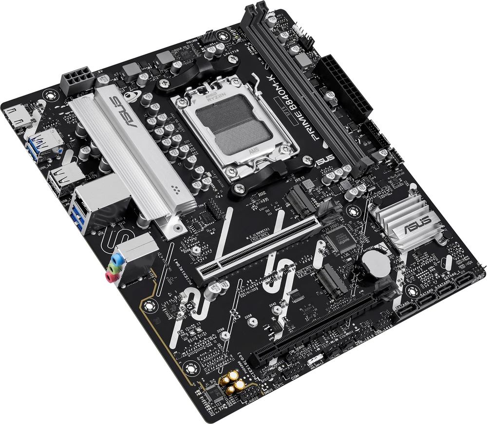 ASUS PRIME B840M-K AMD B840 Lizdas AM5 mikro ATX