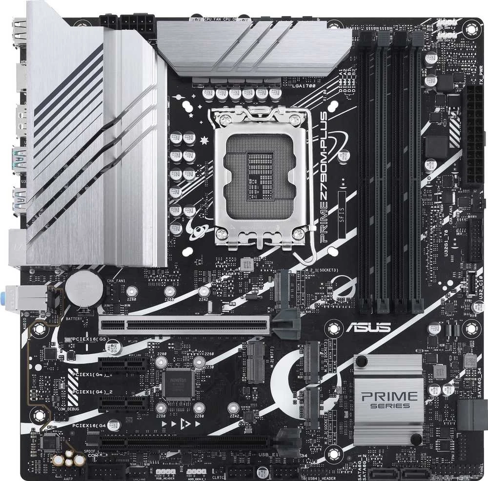 Pagrindinė plokštė ASUS Intel Z790/LGA1700/Micro-ATX/Memory DDR5/Atminties lizdai 4/2xPCI-Express 4.0 1x/1xPCI-Express 4.0 16x/1xPCI-Express 5.0 16x/3xM.2/1xHDMI/1xDisplayPort/2xUSB 2.0/5xUSB 3.2/1xUSB-C/1xRJ45/3xAudio port