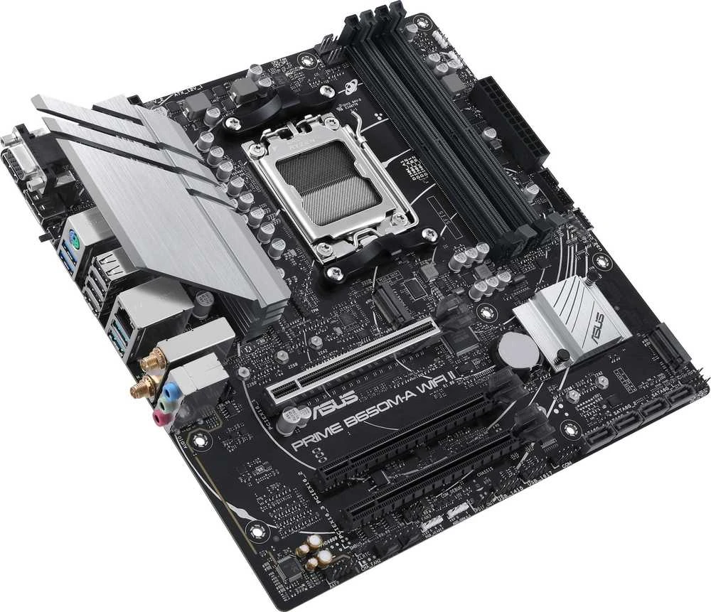 Pagrindinė plokštė ASUS AMD B650/Micro-ATX/Memory DDR5/Atminties lizdai 4/3xPCI-Express 4.0 16x/2xM.2/1x15pin D-sub/1xHDMI/1xDisplayPort/4xUSB 2.0/4xUSB 3.2/1xPS/2/1xRJ45/3xAudio port